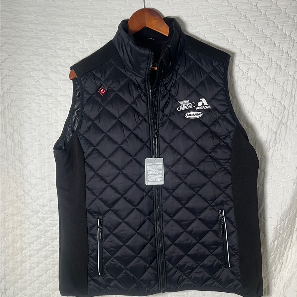 Trimark Heated Black Quilted Vest - 2X